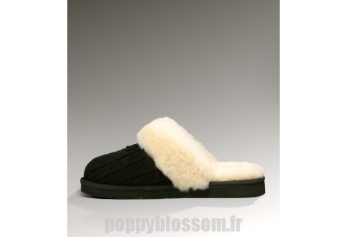 Outlet Ugg-326 Knit Cozy Noir chaussons?